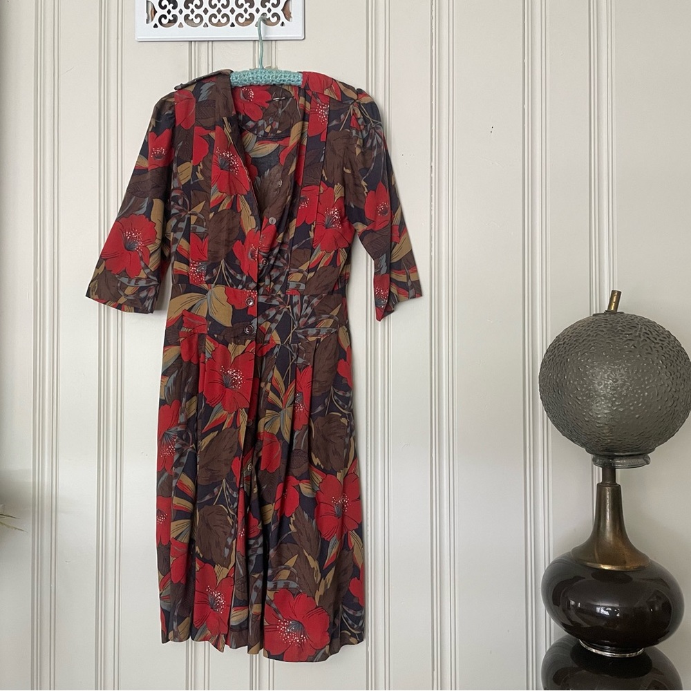 Vintage floral dress